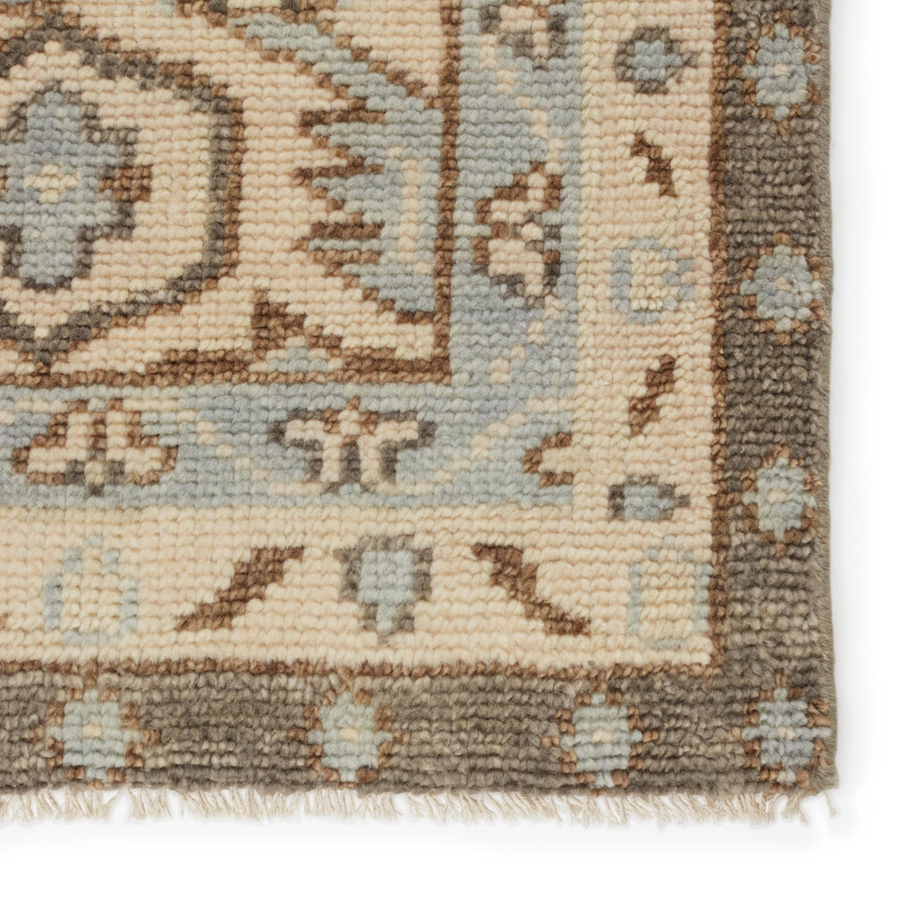 Jaipur Living Farwell Hand-Knotted Medallion Blue/ Ivory Area Rug (6'X9')