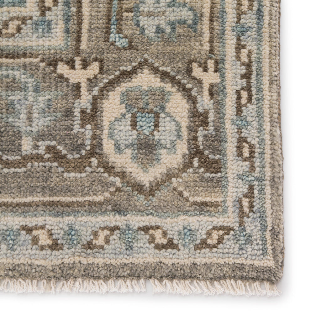 Jaipur Living Willa Hand-Knotted Medallion Gray/ Blue Area Rug (6'X9')