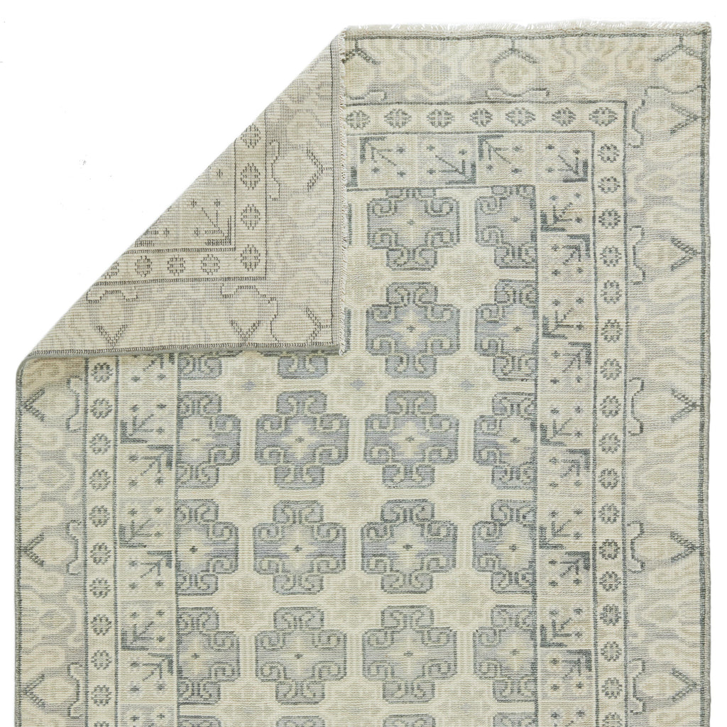 Jaipur Living Stage Hand-Knotted Bordered Ivory/ Green Area Rug (10'X14')