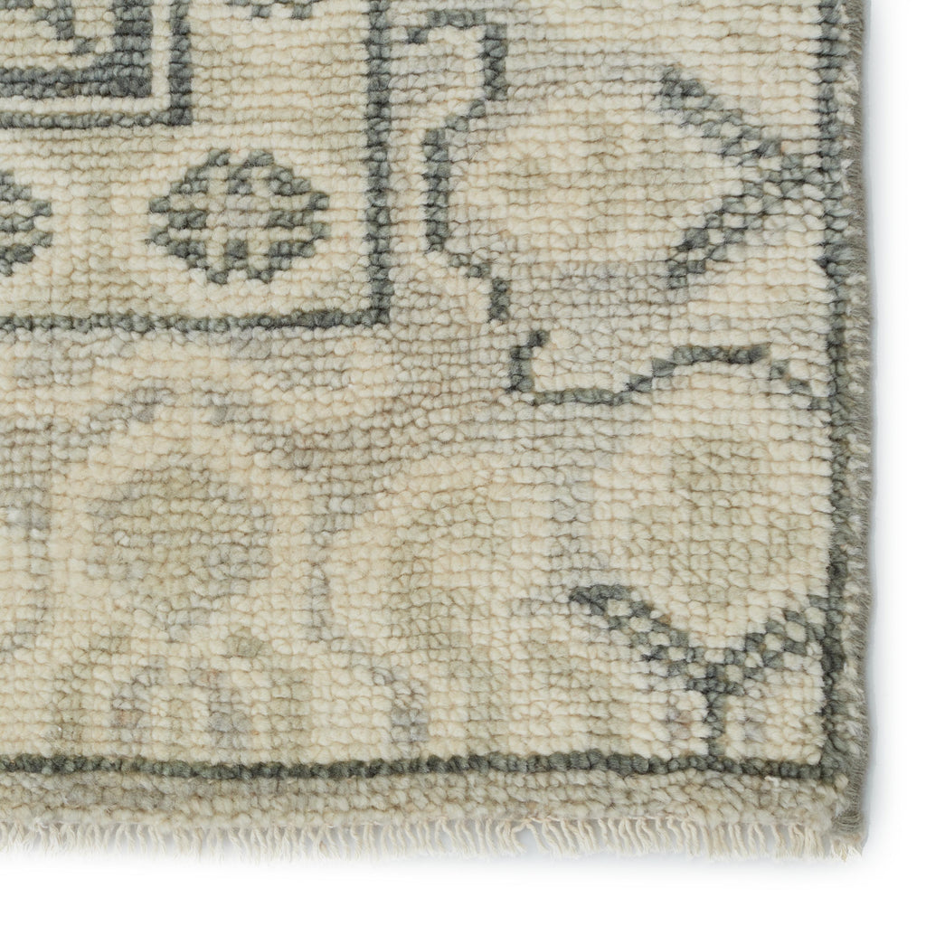 Jaipur Living Stage Hand-Knotted Bordered Ivory/ Green Area Rug (10'X14')