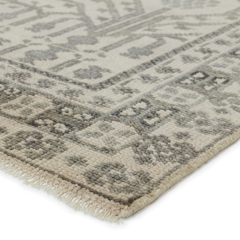 Jaipur Living Cosimo Hand-Knotted Oriental Gray Runner Rug (3'X10')