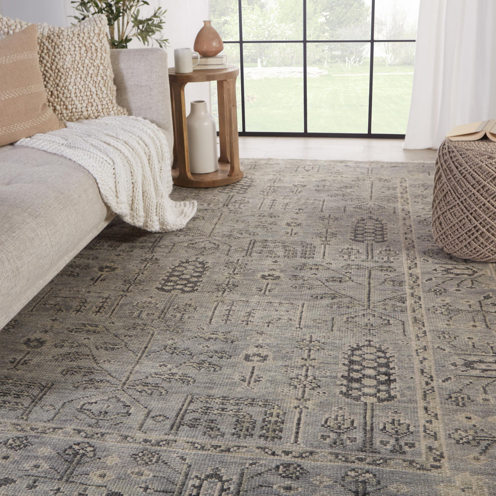 Jaipur Living Ginerva Hand-Knotted Oriental Gray Area Rug (8'X10')