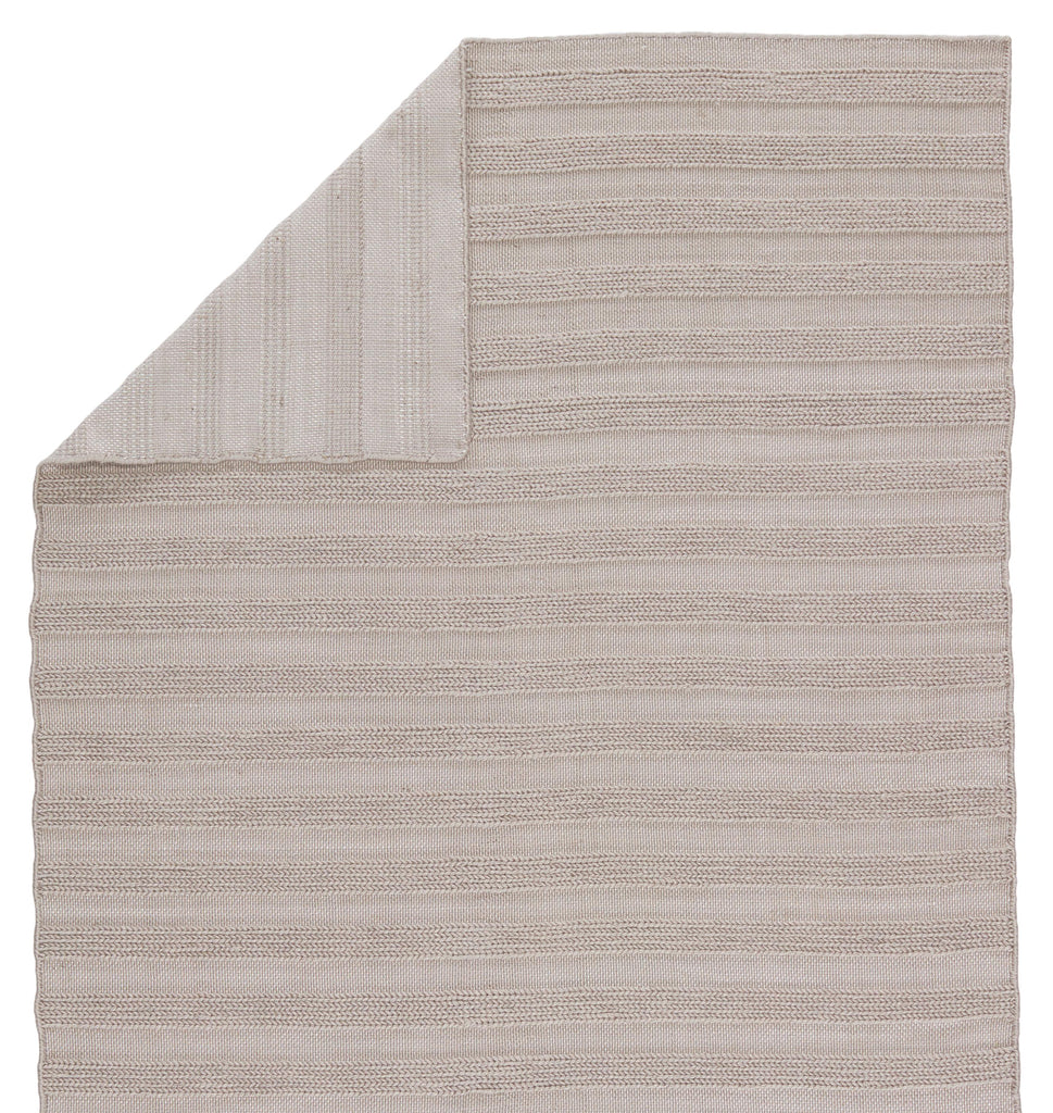 Jaipur Living Miradero Indoor/ Outdoor Striped Light Gray Area Rug (7'10"X10'10")