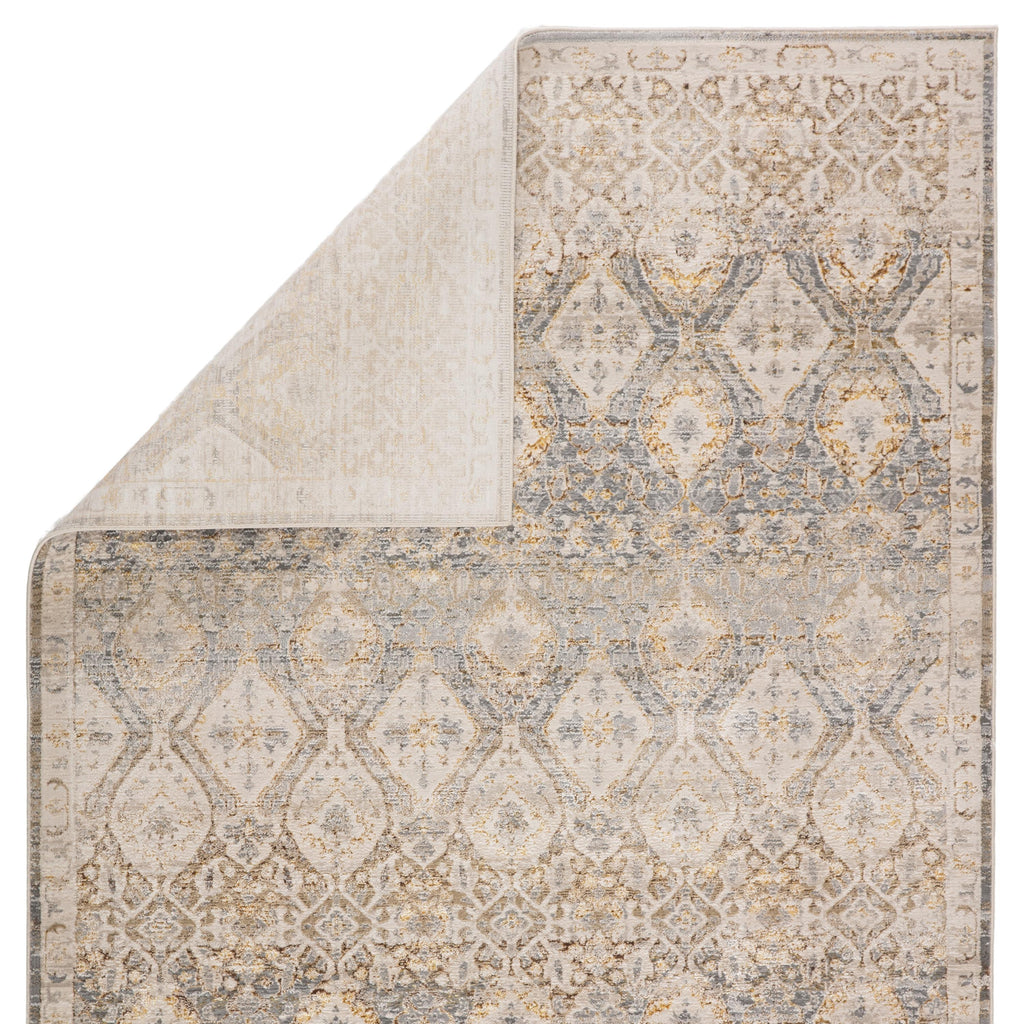 Vibe By Jaipur Living Hakeem Oriental Gray/ Gold Area Rug (7'10"X10'6")