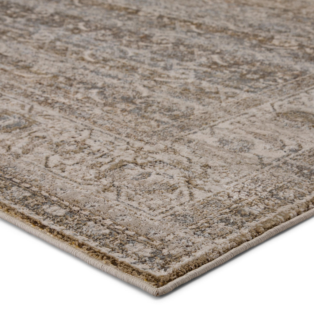 Vibe By Jaipur Living Ilias Oriental Gray/ Tan Runner Rug (2'2"X8')