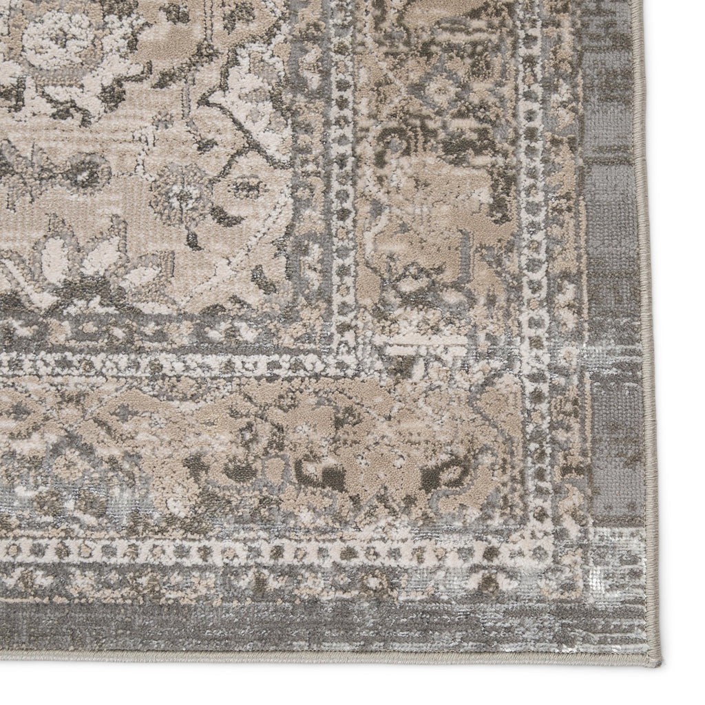 Vibe By Jaipur Living Odel Oriental Gray/ White Runner Rug (2'2"X8')