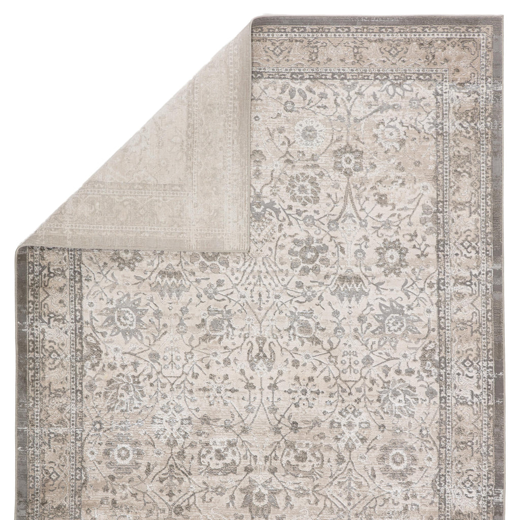 Vibe By Jaipur Living Odel Oriental Gray/ White Area Rug (9'6"X13')