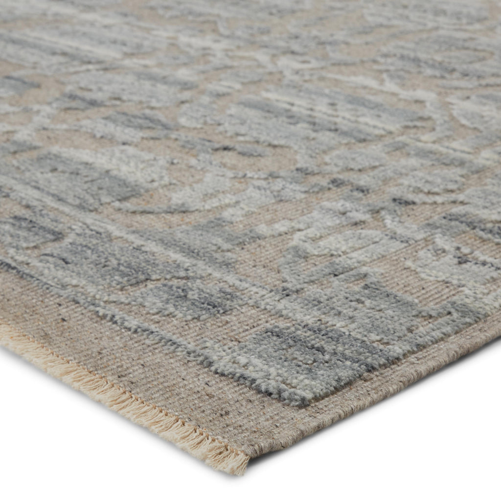 Jaipur Living Pearson Hand-Knotted Floral Gray/ Taupe Area Rug (6'X9')