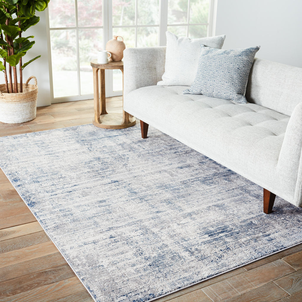 Vibe By Jaipur Living Werner Tribal Gray/ Blue Runner Rug (3'X8')