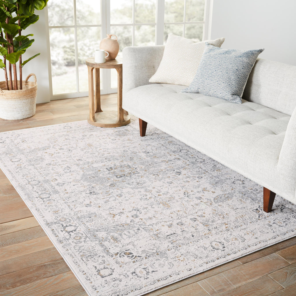 Vibe By Jaipur Living Ellington Medallion Cream/ Gray Runner Rug (3'X8')