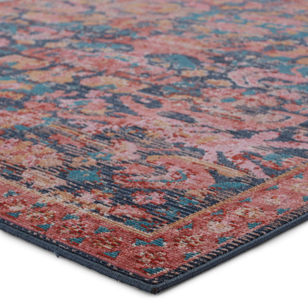 Vibe By Jaipur Living Maven Indoor/ Outdoor Oriental Pink/ Blue Area Rug (2'6"X4')