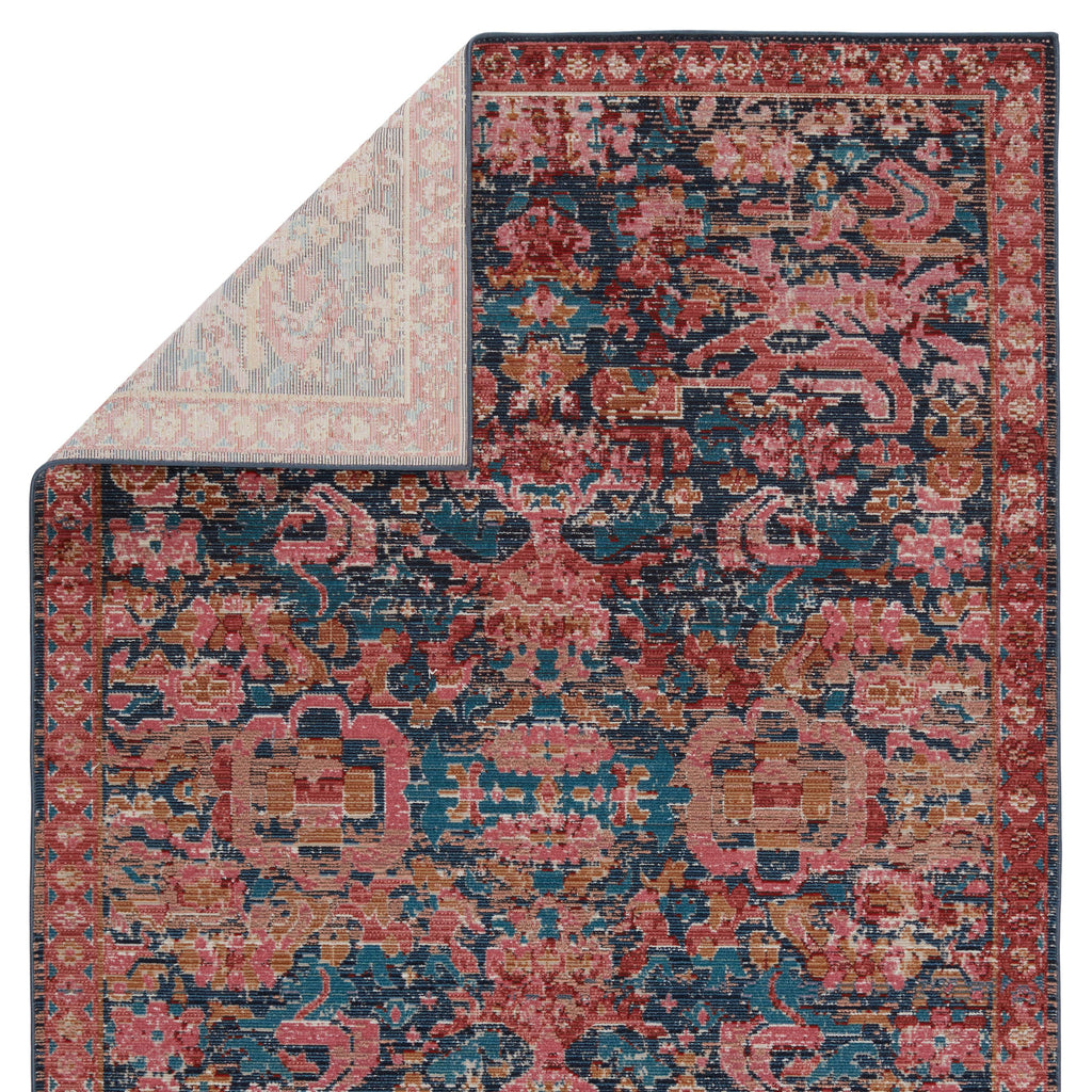 Vibe By Jaipur Living Maven Indoor/ Outdoor Oriental Pink/ Blue Area Rug (2'6"X4')