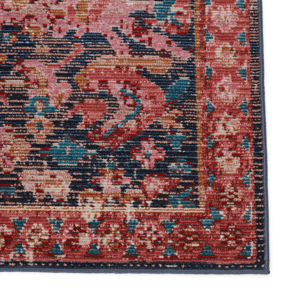 Vibe By Jaipur Living Maven Indoor/ Outdoor Oriental Pink/ Blue Area Rug (2'6"X4')