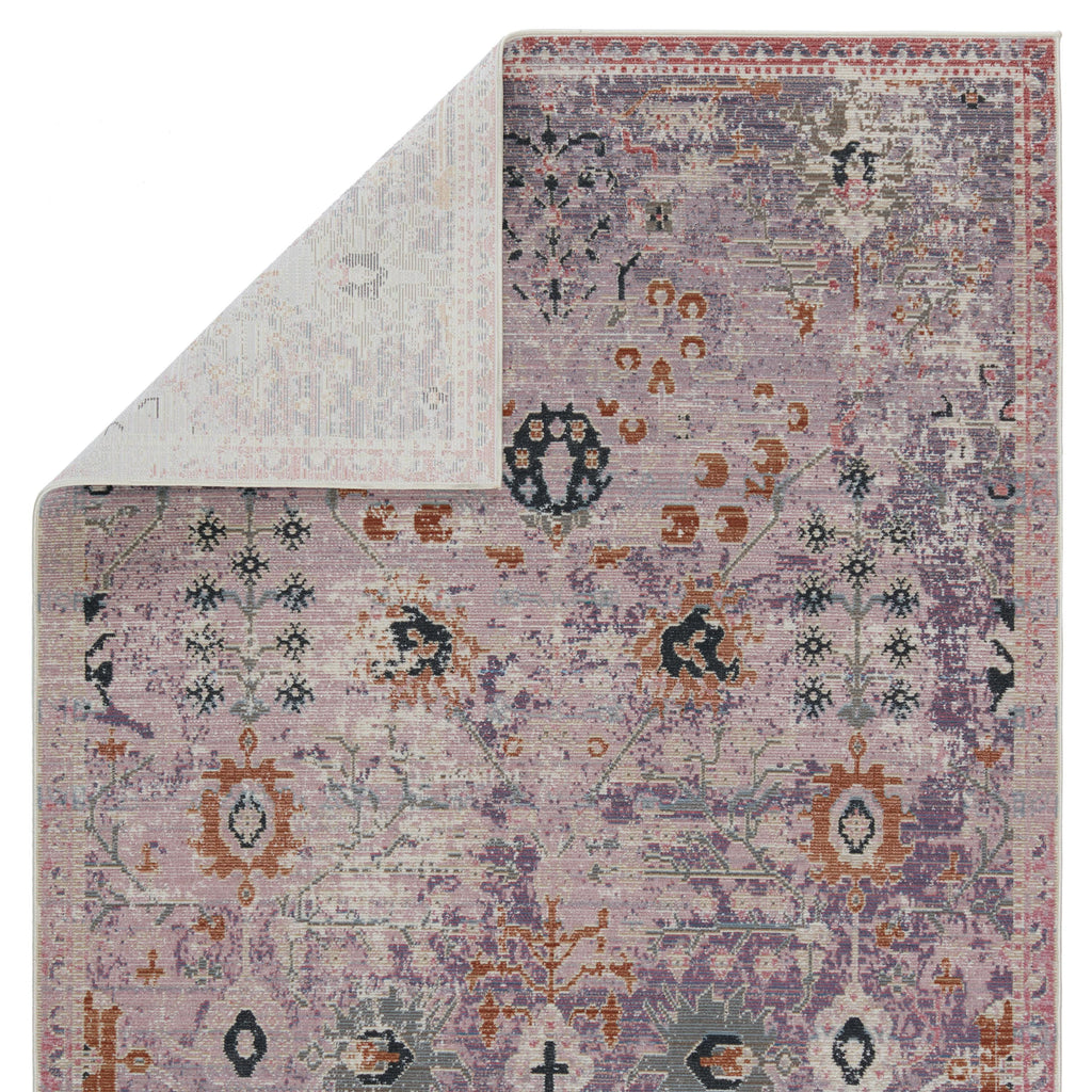 Vibe By Jaipur Living Elva Indoor/ Outdoor Oriental Purple/ Gold Runner Rug (2'6"X8')