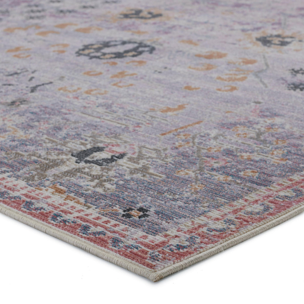 Vibe By Jaipur Living Elva Indoor/ Outdoor Oriental Purple/ Gold Area Rug (5'X7'3")