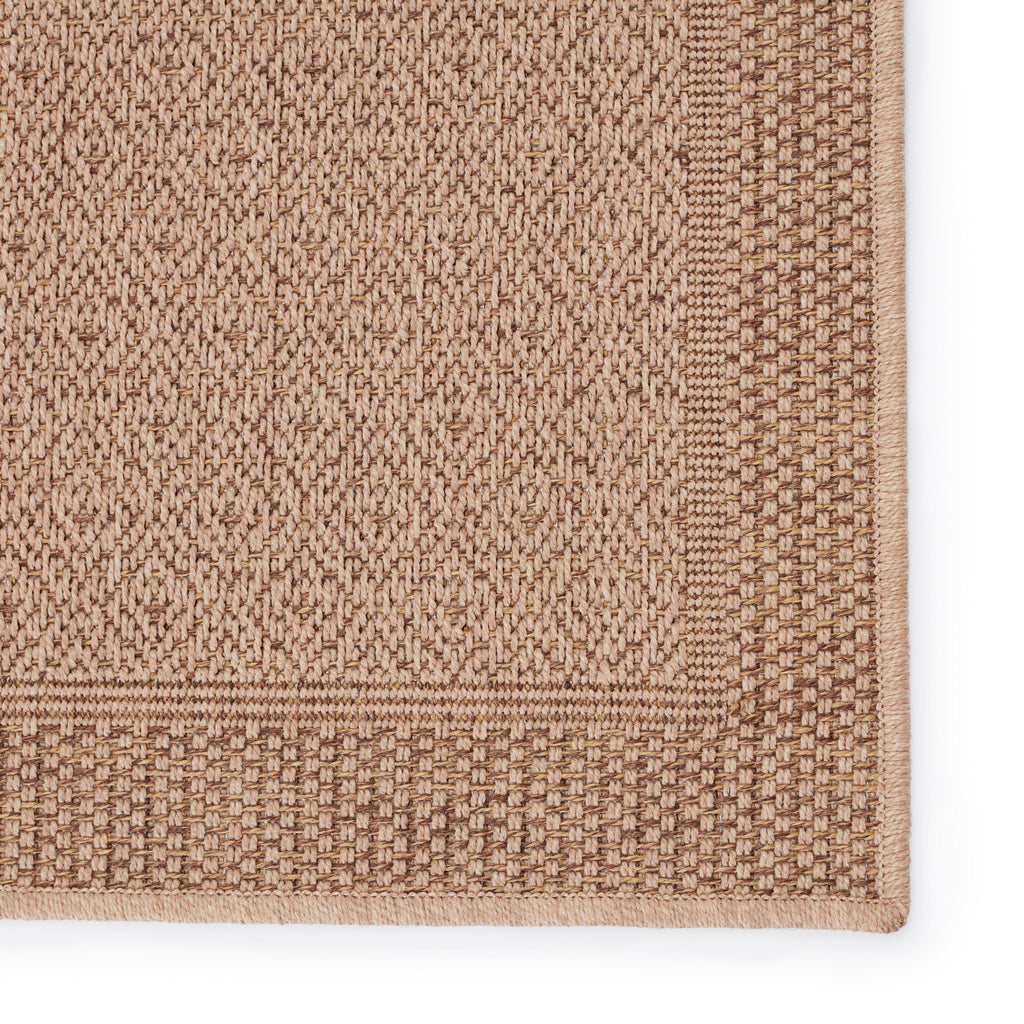 Vibe By Jaipur Living Maeva Indoor/ Outdoor Bordered Beige Area Rug (4'X6')