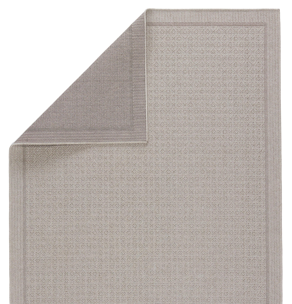 Vibe By Jaipur Living Maeva Indoor/ Outdoor Bordered Gray Runner Rug (2'6"X8')