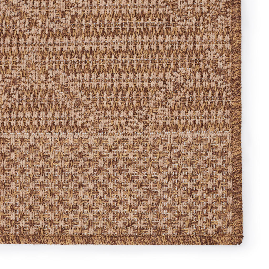 Vibe By Jaipur Living Motu Indoor/ Outdoor Trellis Light Brown/ Beige Area Rug (8'X10')