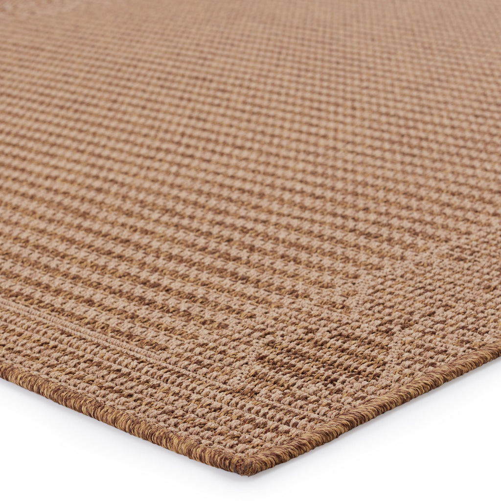 Vibe By Jaipur Living Vahine Indoor/ Outdoor Bordered Light Brown/ Beige Area Rug (2'X3')