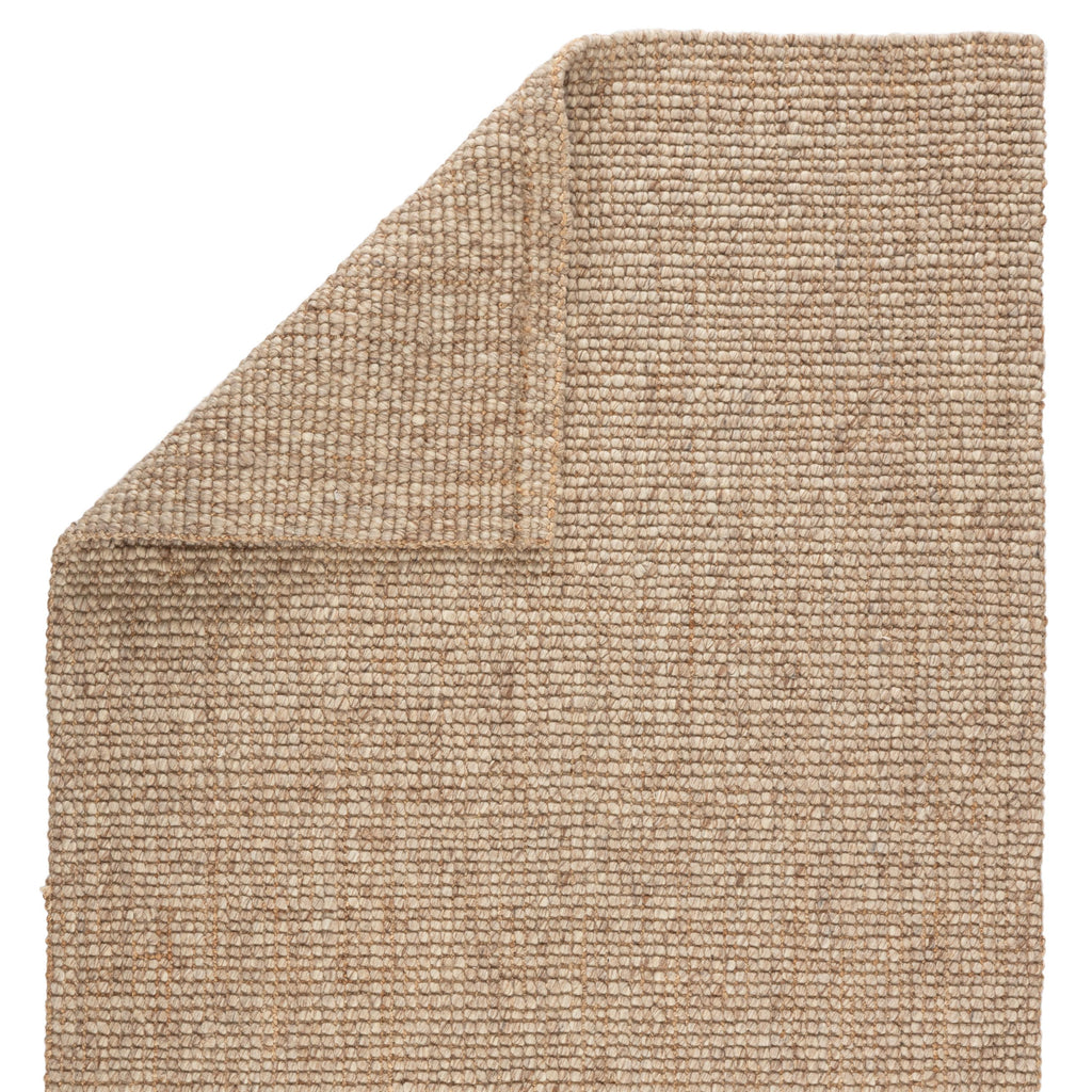 Jaipur Living Oceana Natural Solid Light Gray/ Tan Area Rug (8'X10')