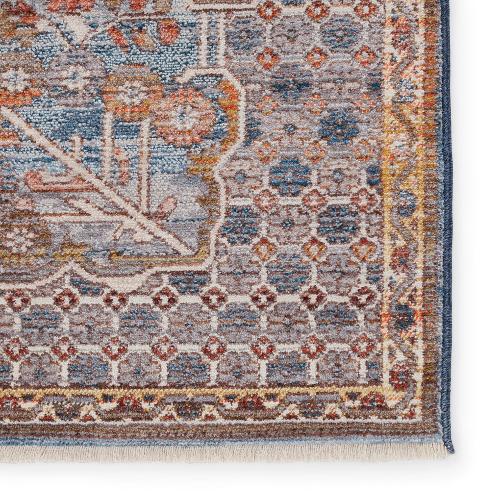 Vibe By Jaipur Living Harkin Medallion Light Gray/ Rust Area Rug (5'3"X7'10")