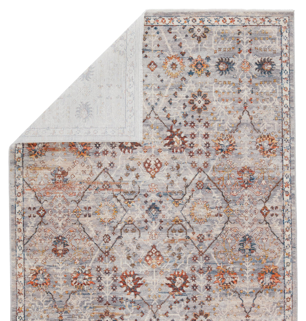 Vibe By Jaipur Living Katalia Trellis Gray/ Rust Runner Rug (2'9"X8')