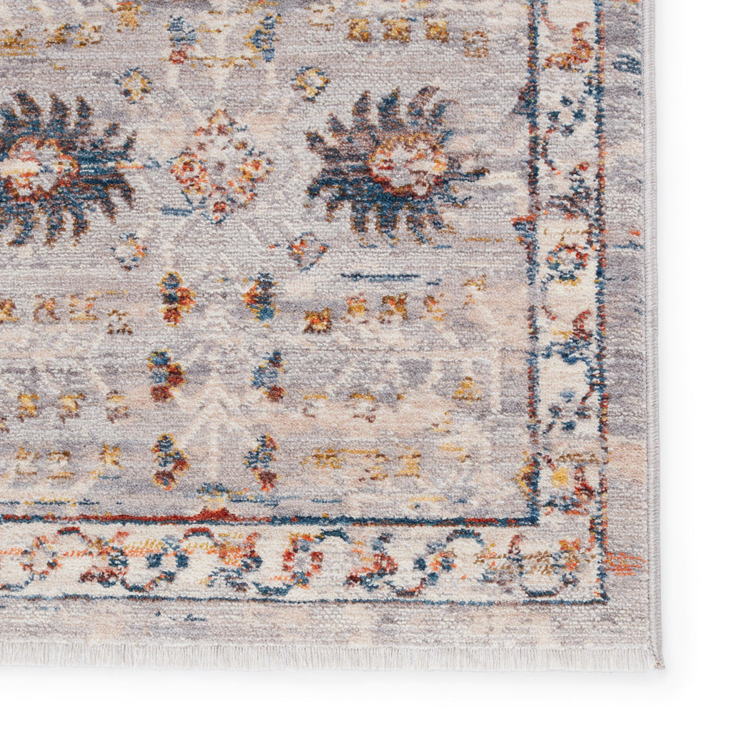 Vibe By Jaipur Living Katalia Trellis Gray/ Rust Area Rug (5'3"X7'10")