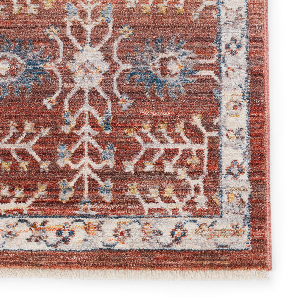 Vibe By Jaipur Living Katalia Trellis Red/ Blue Area Rug (5'3"X7'10")