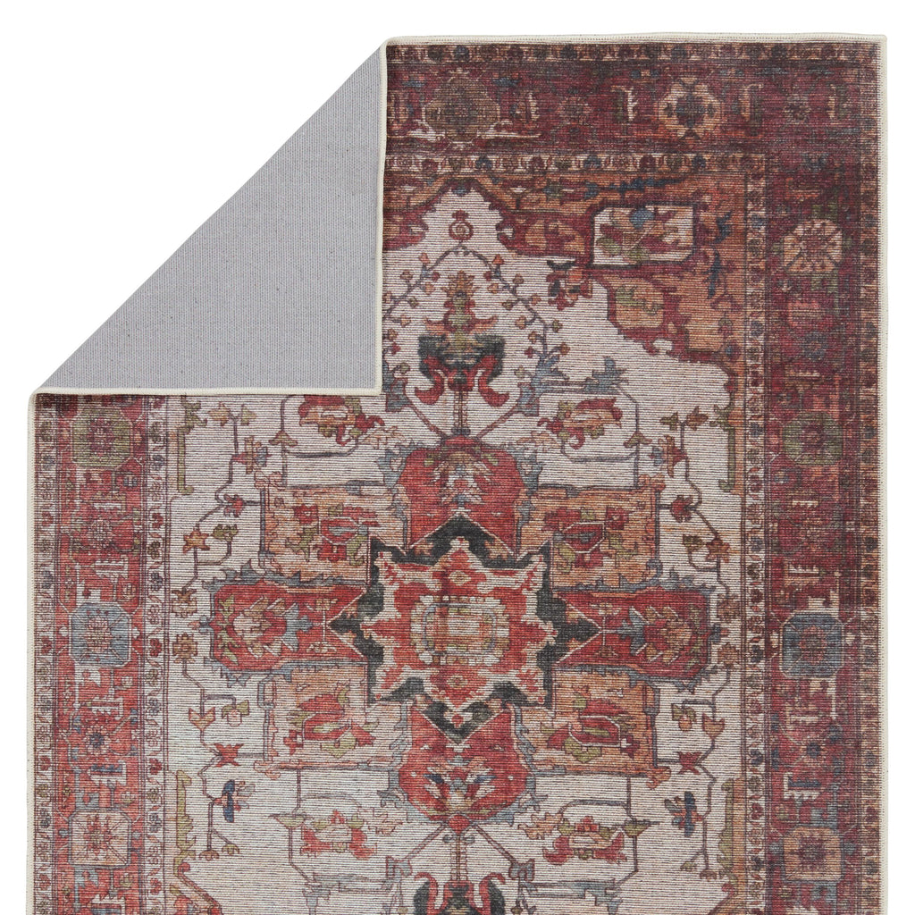 Vibe By Jaipur Living Hepburn Medallion Rust/ Beige Area Rug (5'3"X8')