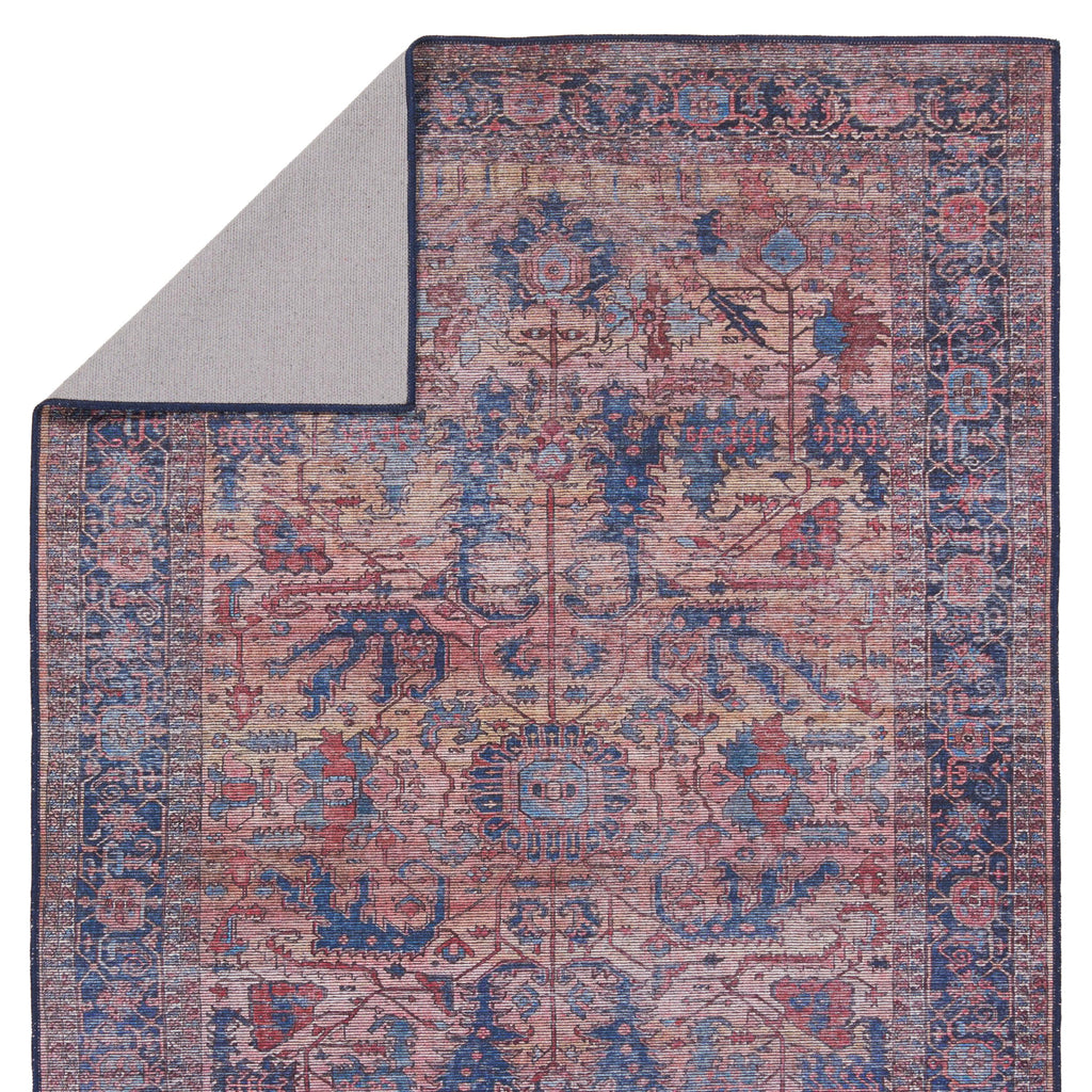 Vibe By Jaipur Living Ainsworth Medallion Blue/ Pink Area Rug (5'3"X8')