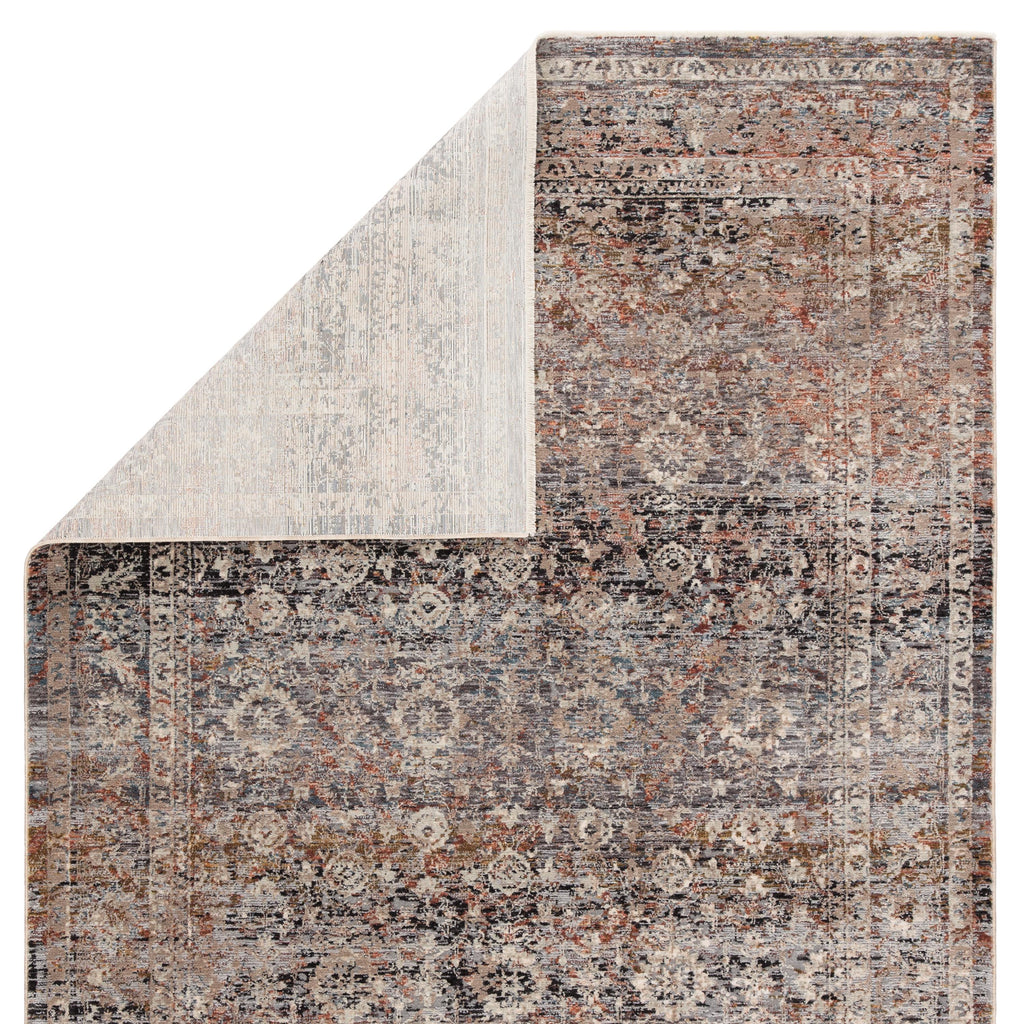 Jaipur Living Elio Oriental Gray/ Black Runner Rug (2'5"X10')