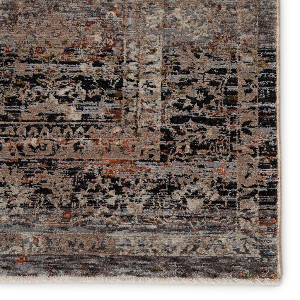 Jaipur Living Elio Oriental Gray/ Black Runner Rug (2'5"X10')