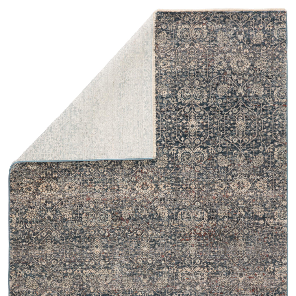 Jaipur Living Torryn Damask Gray/ Blue Area Rug (6'X9')