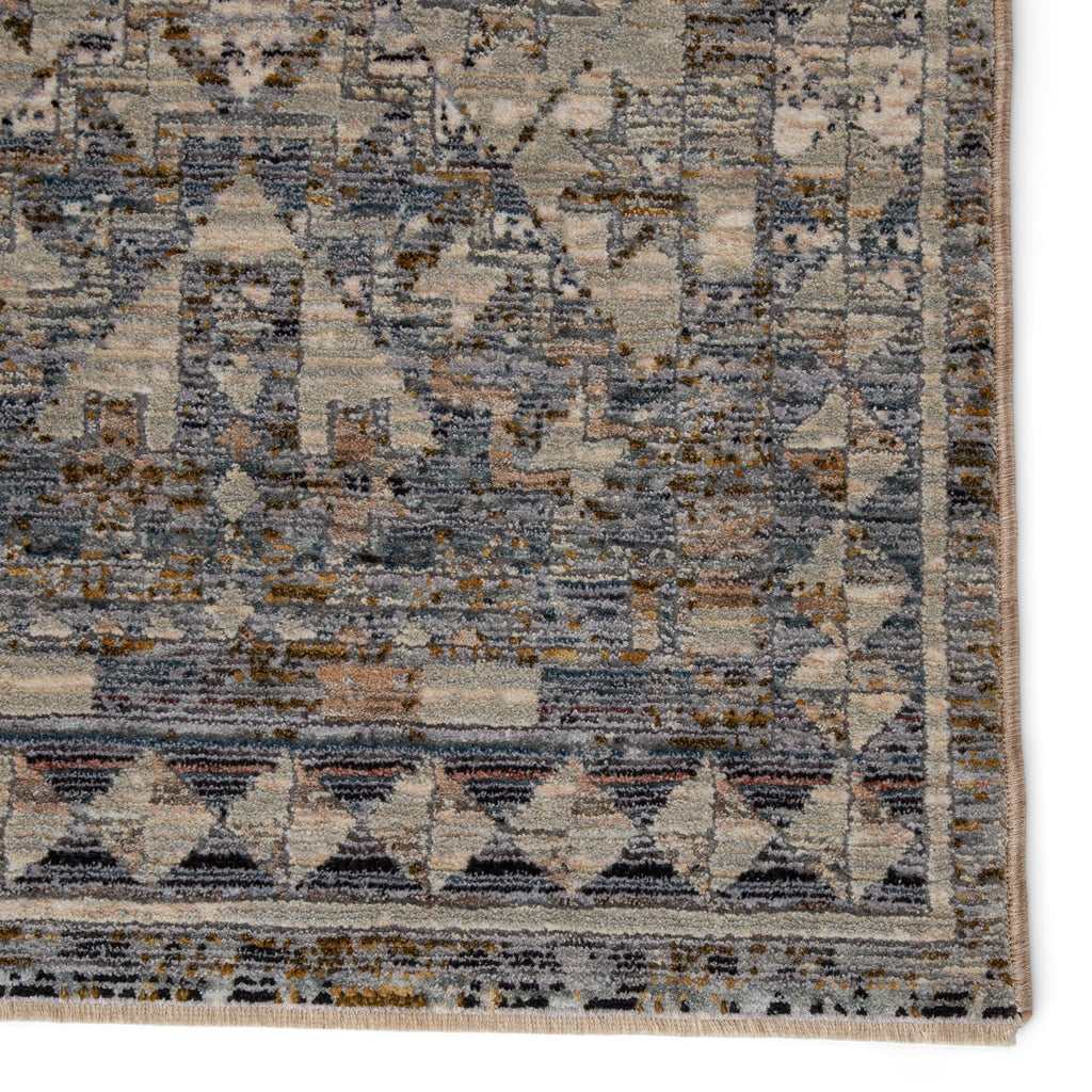 Jaipur Living Cashel Tribal Gray/ Dark Blue Area Rug (4'X6')