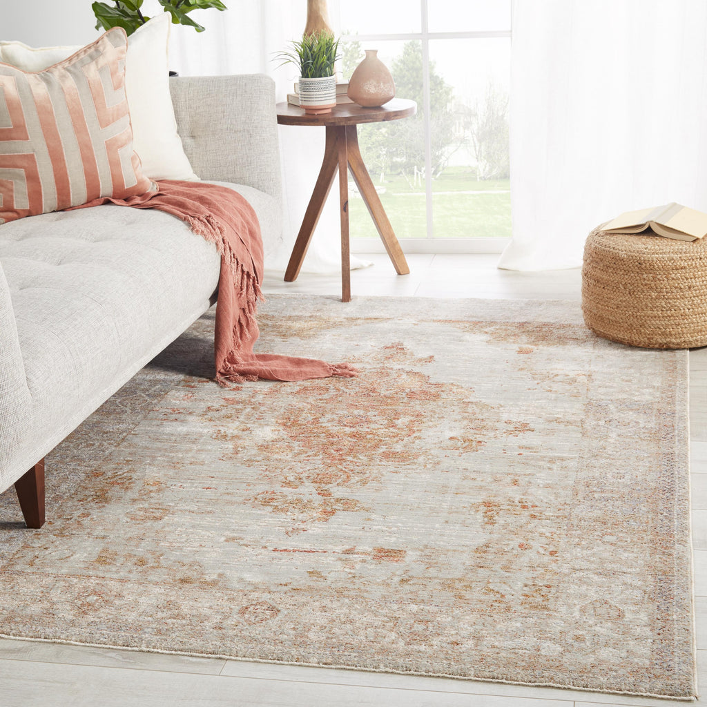 Jaipur Living Beatty Medallion Tan/ Rust Area Rug (4'X6')