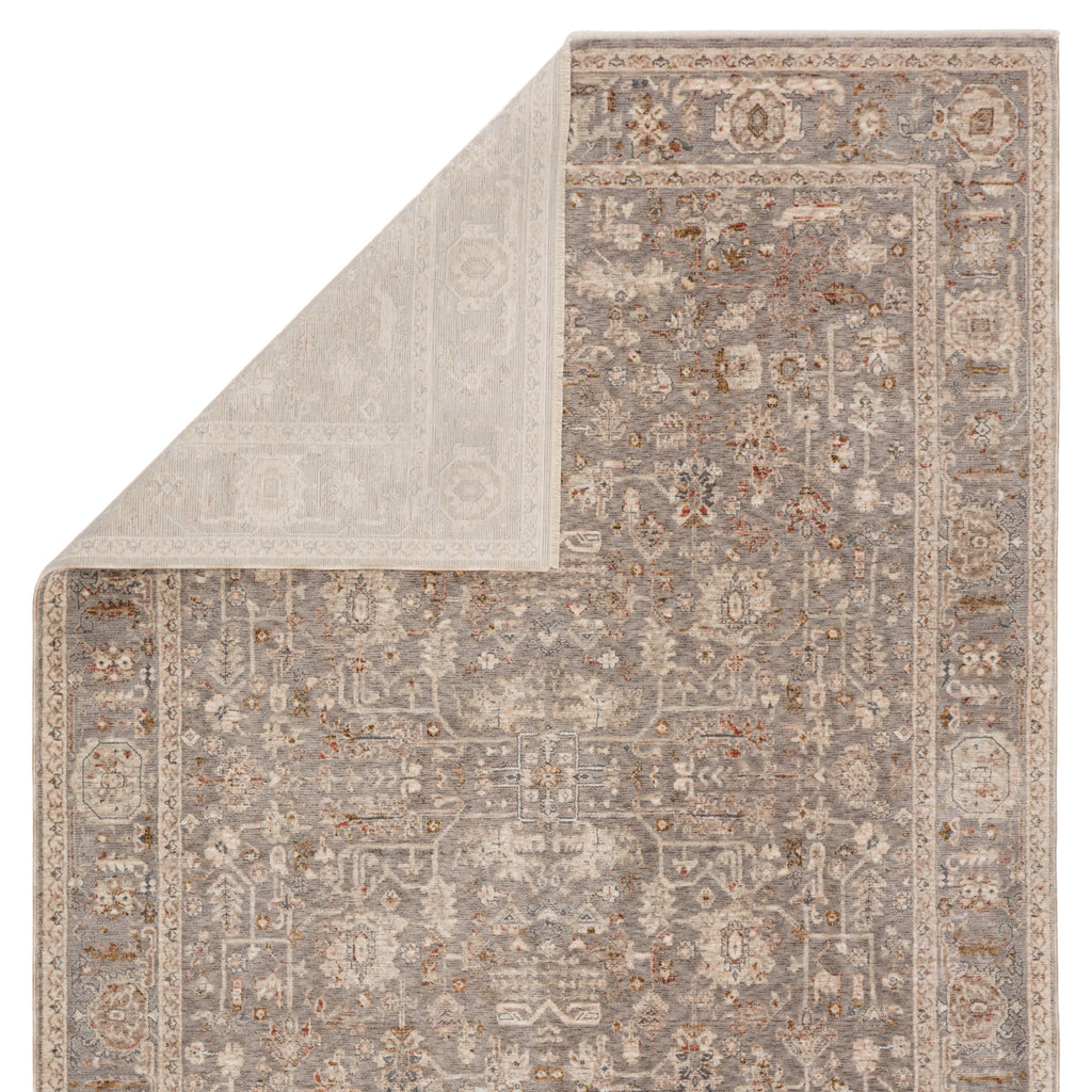 Jaipur Living Amaris Oriental Gray/ Cream Runner Rug (3'X8')