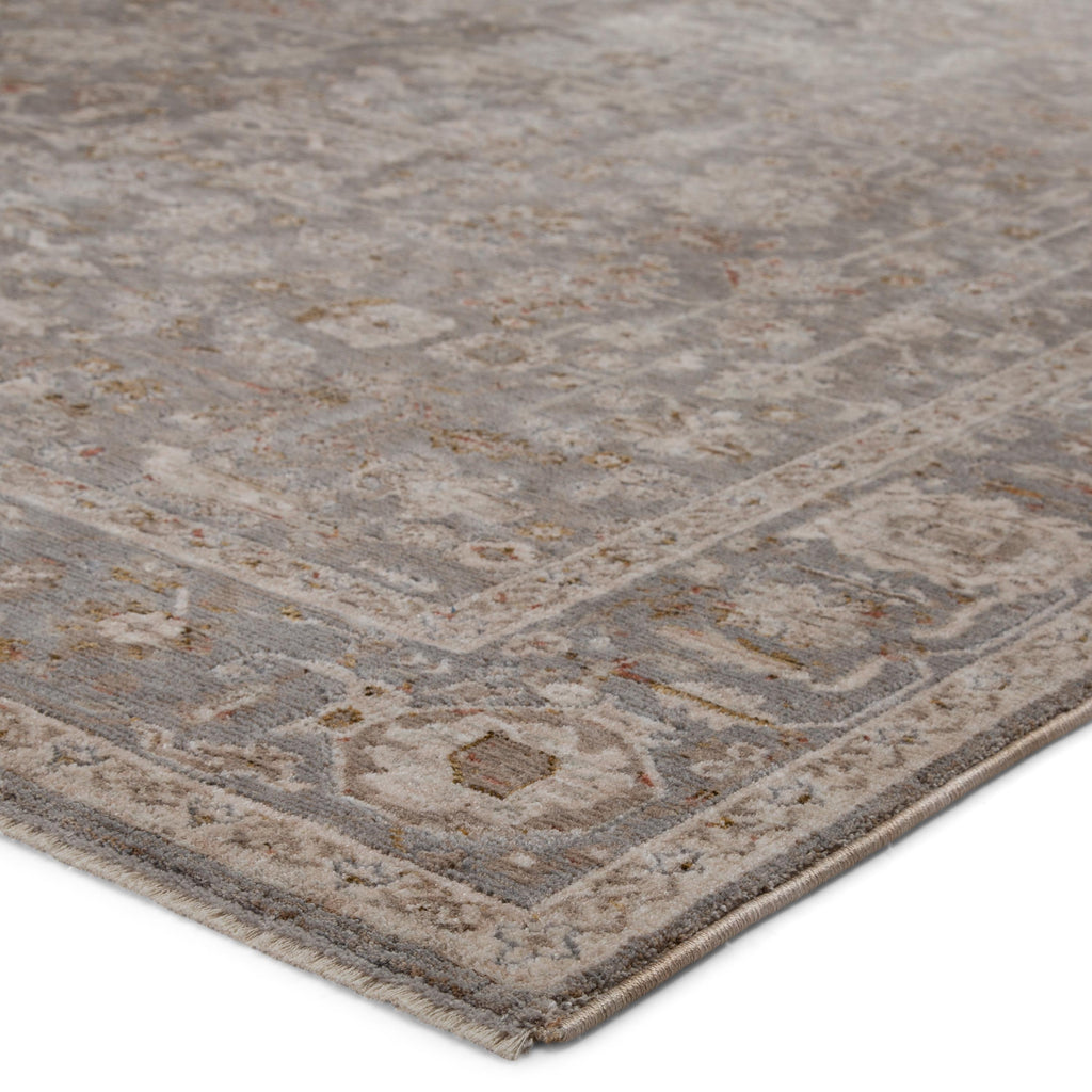 Jaipur Living Amaris Oriental Gray/ Cream Area Rug (6'X9')