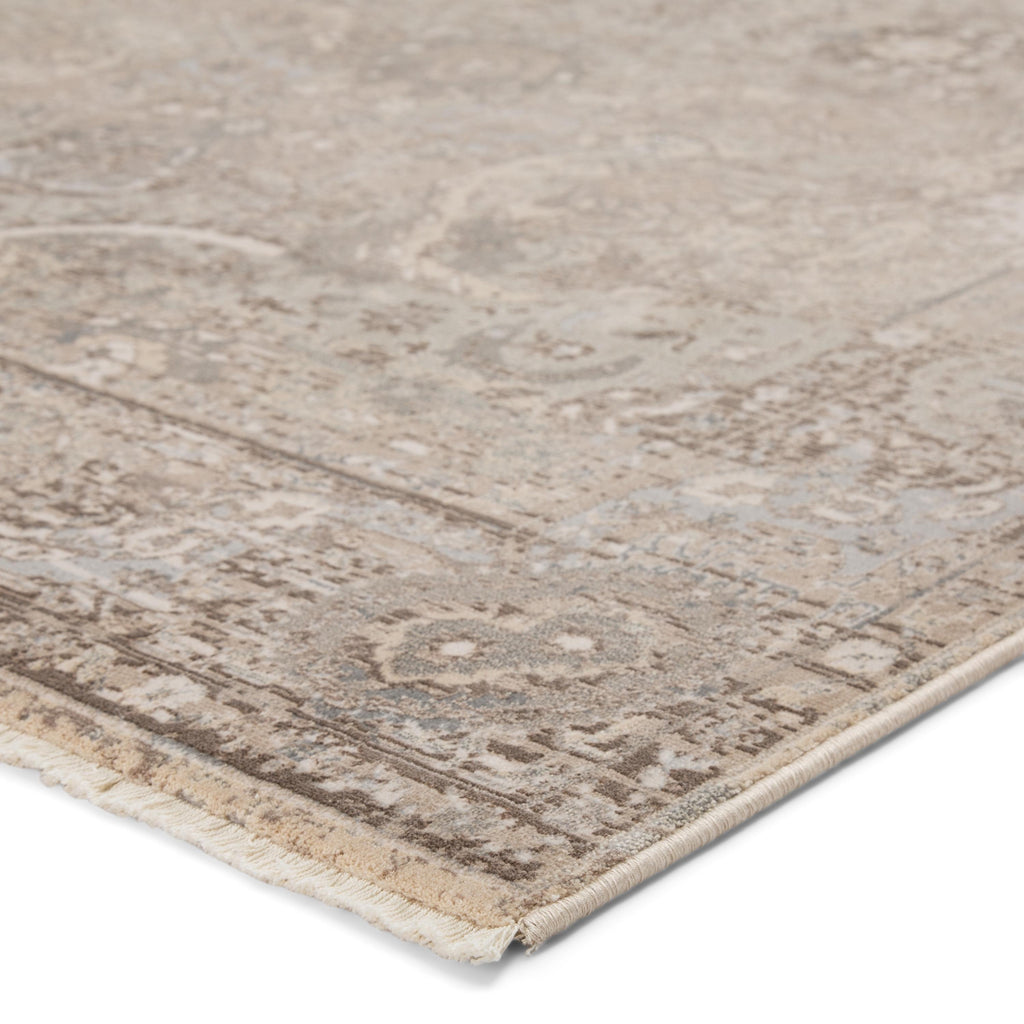 Jaipur Living Baptiste Oriental Gray/ Cream Area Rug (7'10"X10'10")