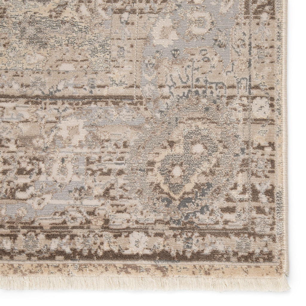 Jaipur Living Baptiste Oriental Gray/ Cream Area Rug (9'6"X12'6")