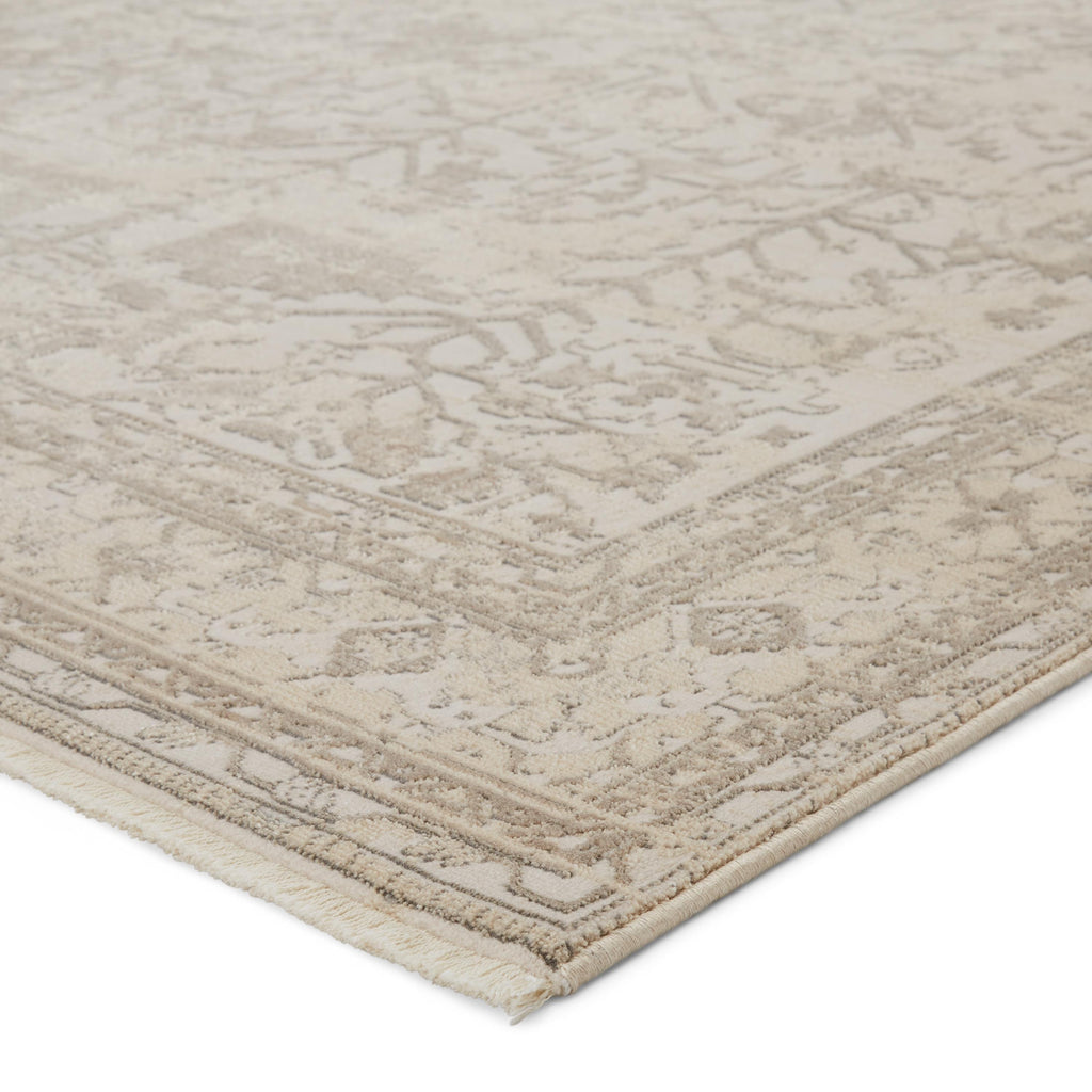 Jaipur Living Valentin Oriental Cream/ Light Gray Area Rug (5'X7'6")