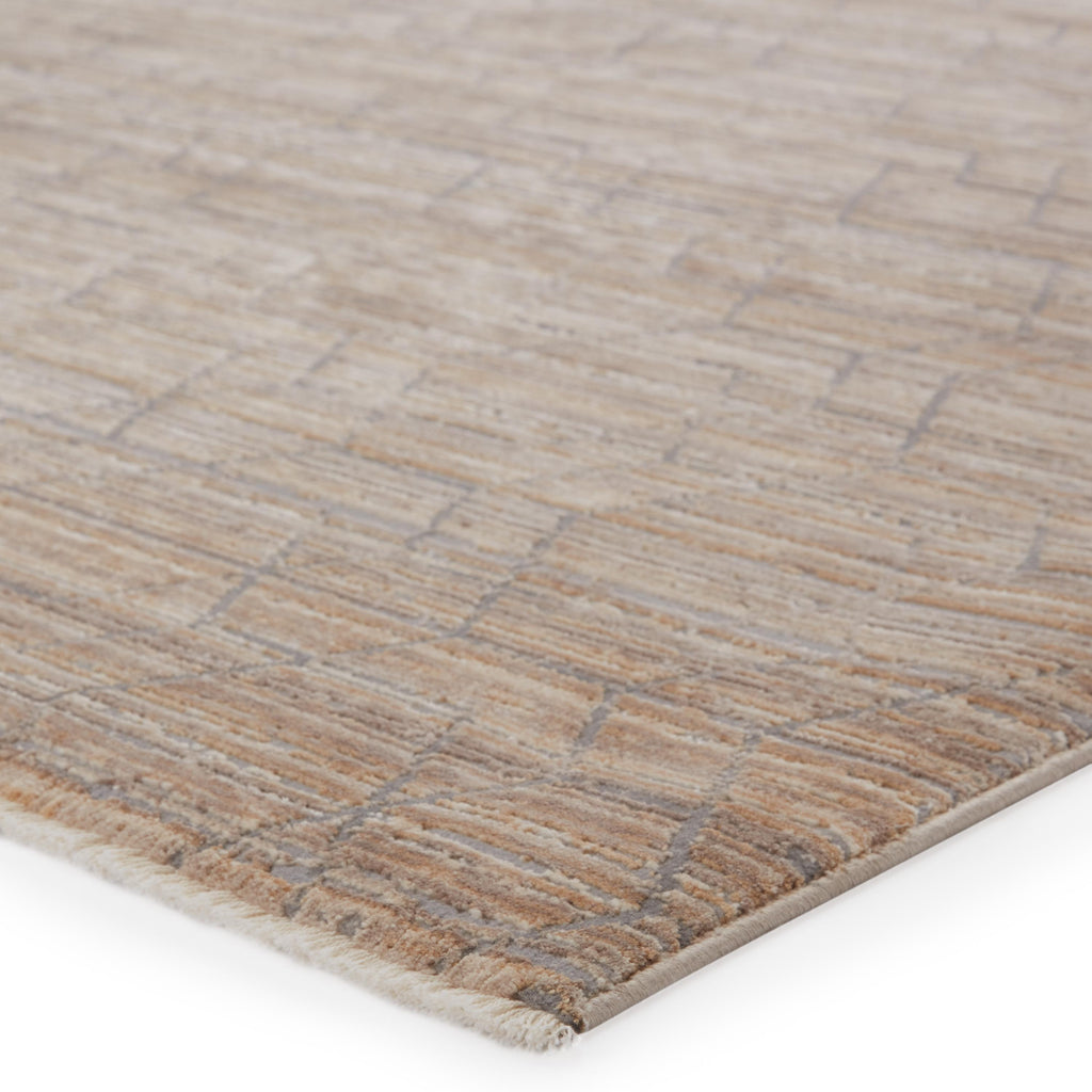 Jaipur Living Cavendish Trellis Tan/ Gray Runner Rug (2'6"X8')