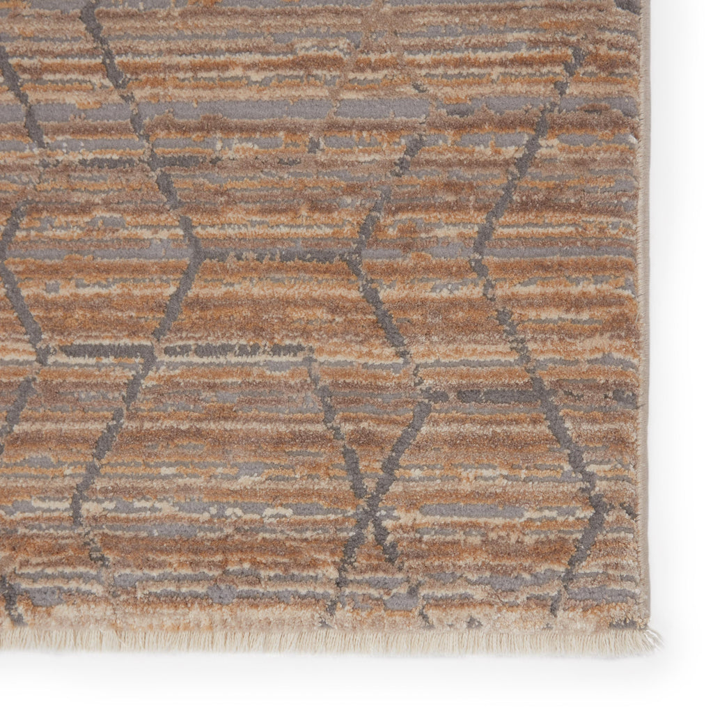 Jaipur Living Cavendish Trellis Tan/ Gray Runner Rug (2'6"X8')