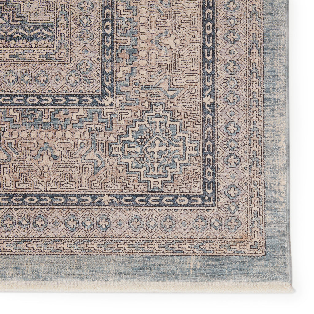 Jaipur Living Jamestown Trellis Blue/ Cream Area Rug (6'3"X9'6")