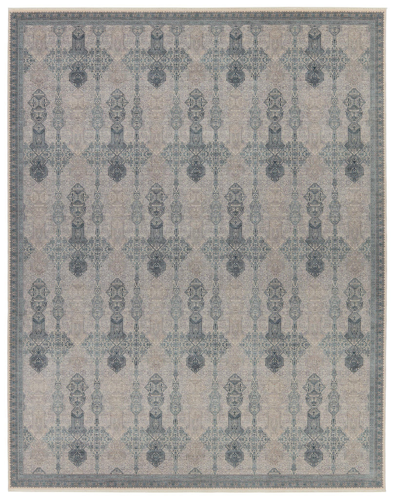 Jaipur Living Beaumont Trellis Blue/ Tan Area Rug (10'X13')