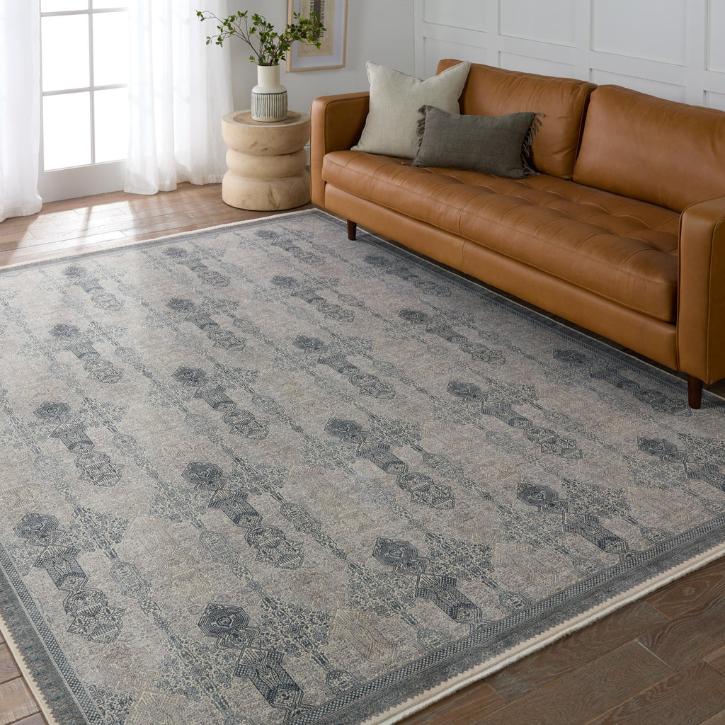 Jaipur Living Beaumont Trellis Blue/ Tan Area Rug (10'X13')