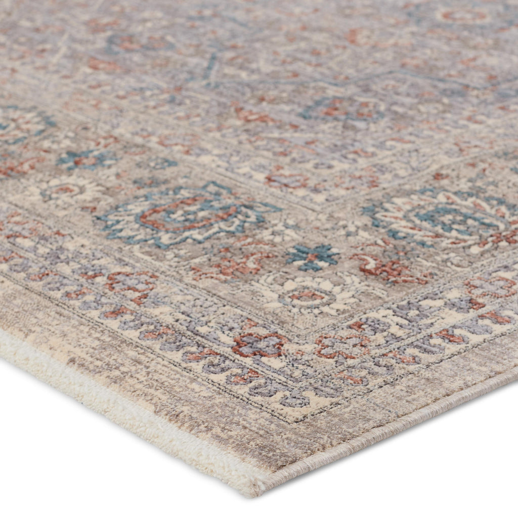 Jaipur Living Artesia Floral Taupe/ Light Gray Runner Rug (3'X8')