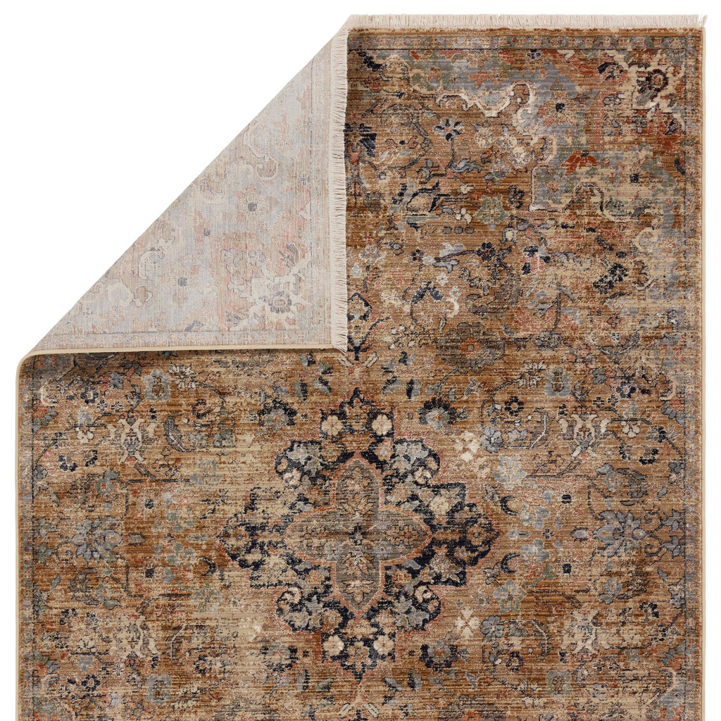 Vibe By Jaipur Living Amena Medallion Gold/ Gray Area Rug (5'X8')