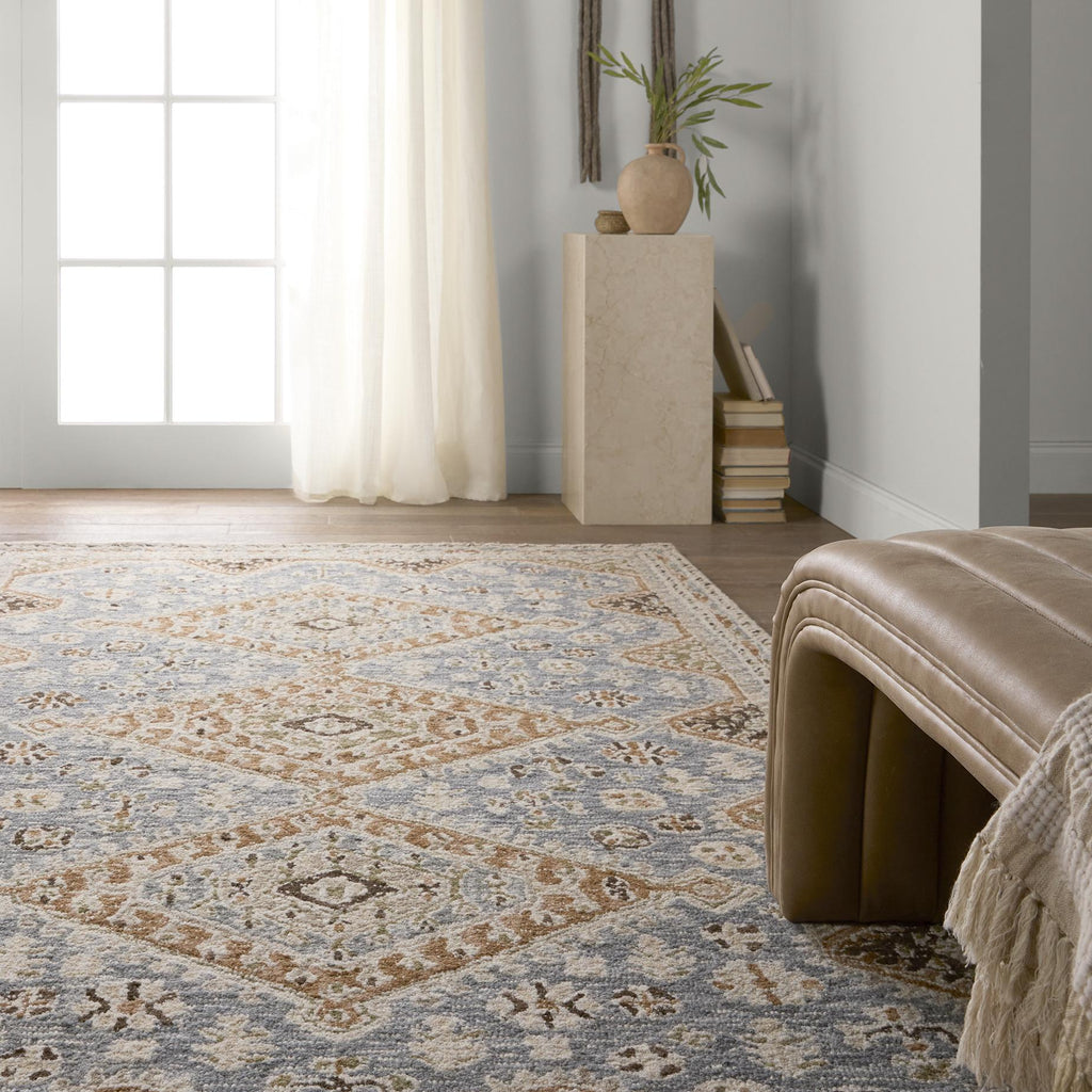 Vibe By Jaipur Living Zascha Handmade Medallion Blue/ Brown Area Rug (8'X10')