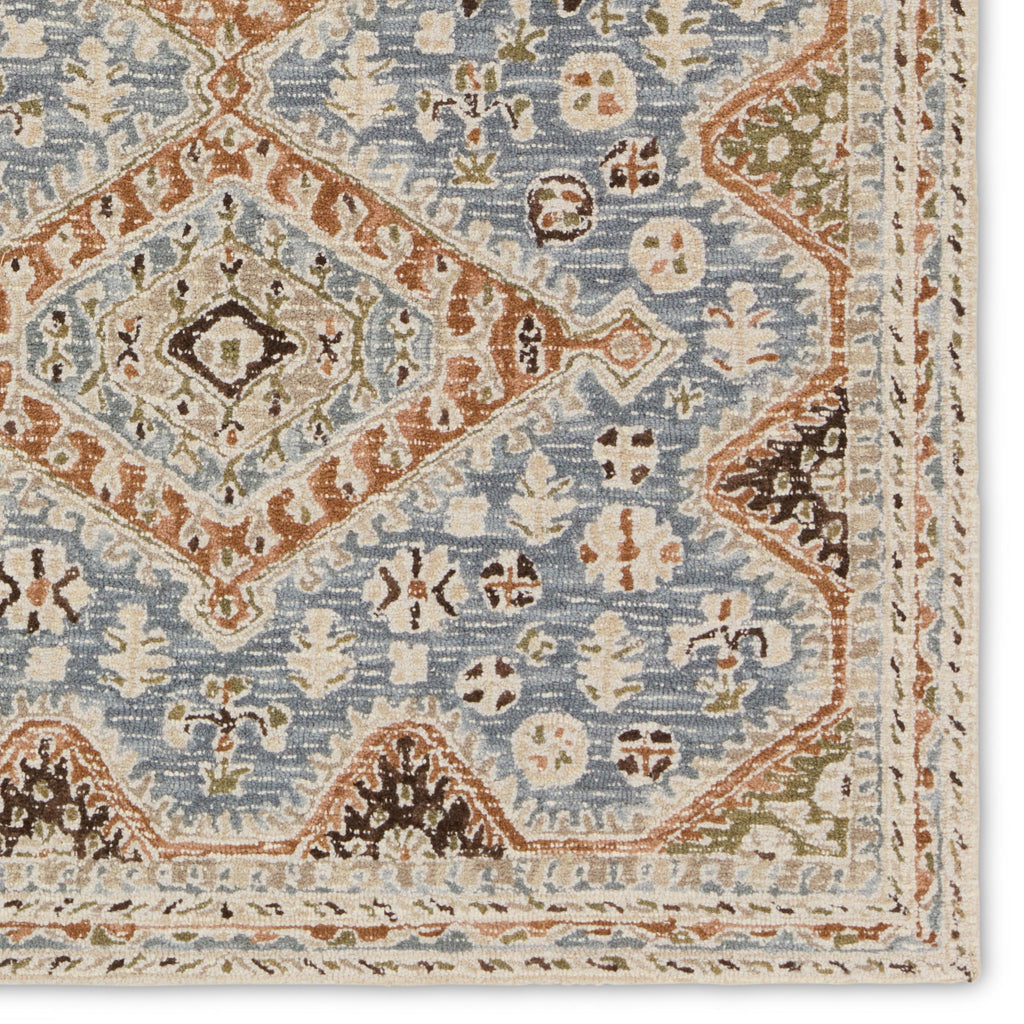 Vibe By Jaipur Living Zascha Handmade Medallion Blue/ Brown Area Rug (10'X14')