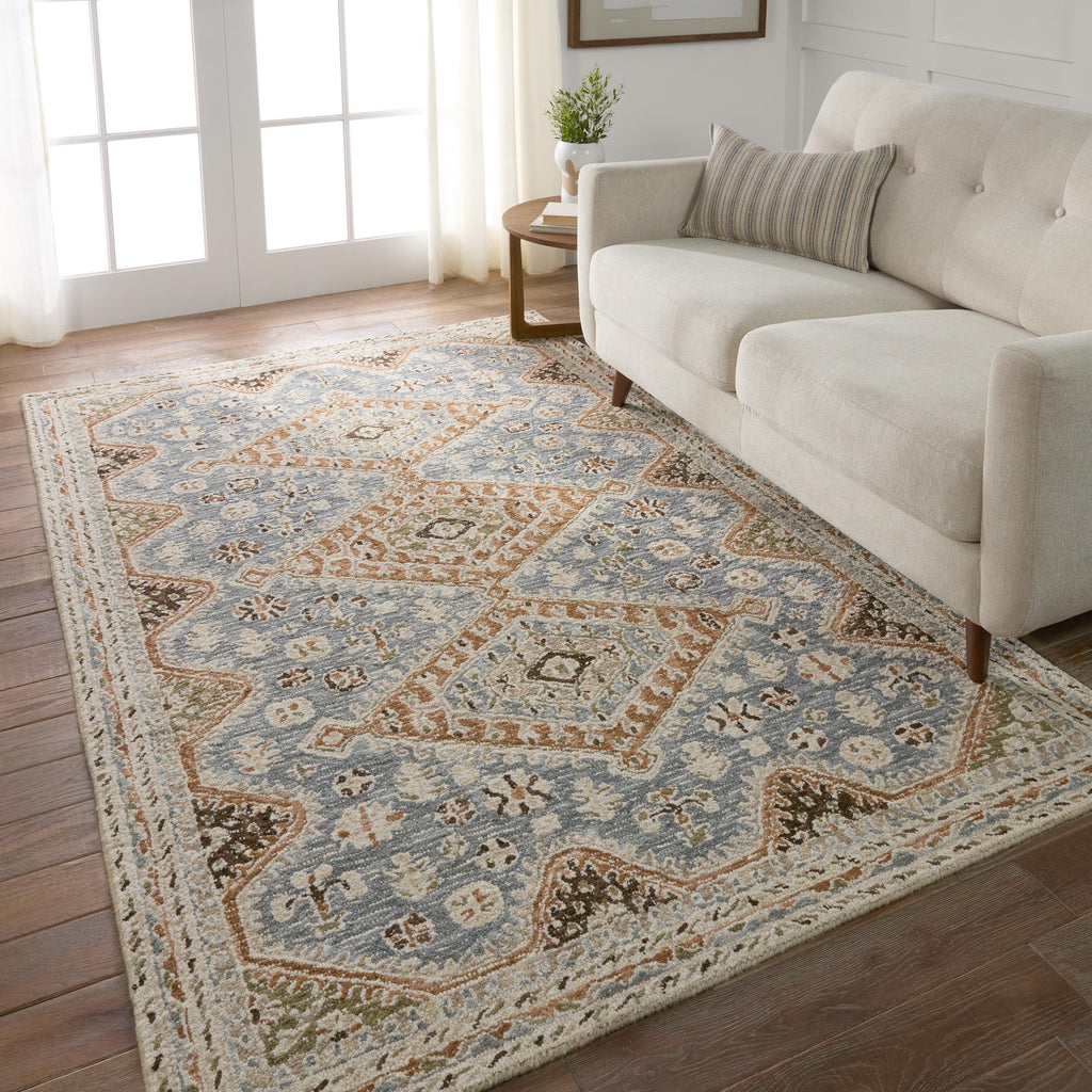 Vibe By Jaipur Living Zascha Handmade Medallion Blue/ Brown Area Rug (10'X14')